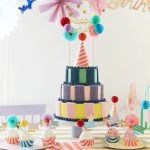 Meri Meri: HAPPY Birthday - Ozdobny TOPPER na tort - obrazek 2