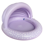 The Swim Essentials: basen z daszkiem 100 cm Lila Leopard