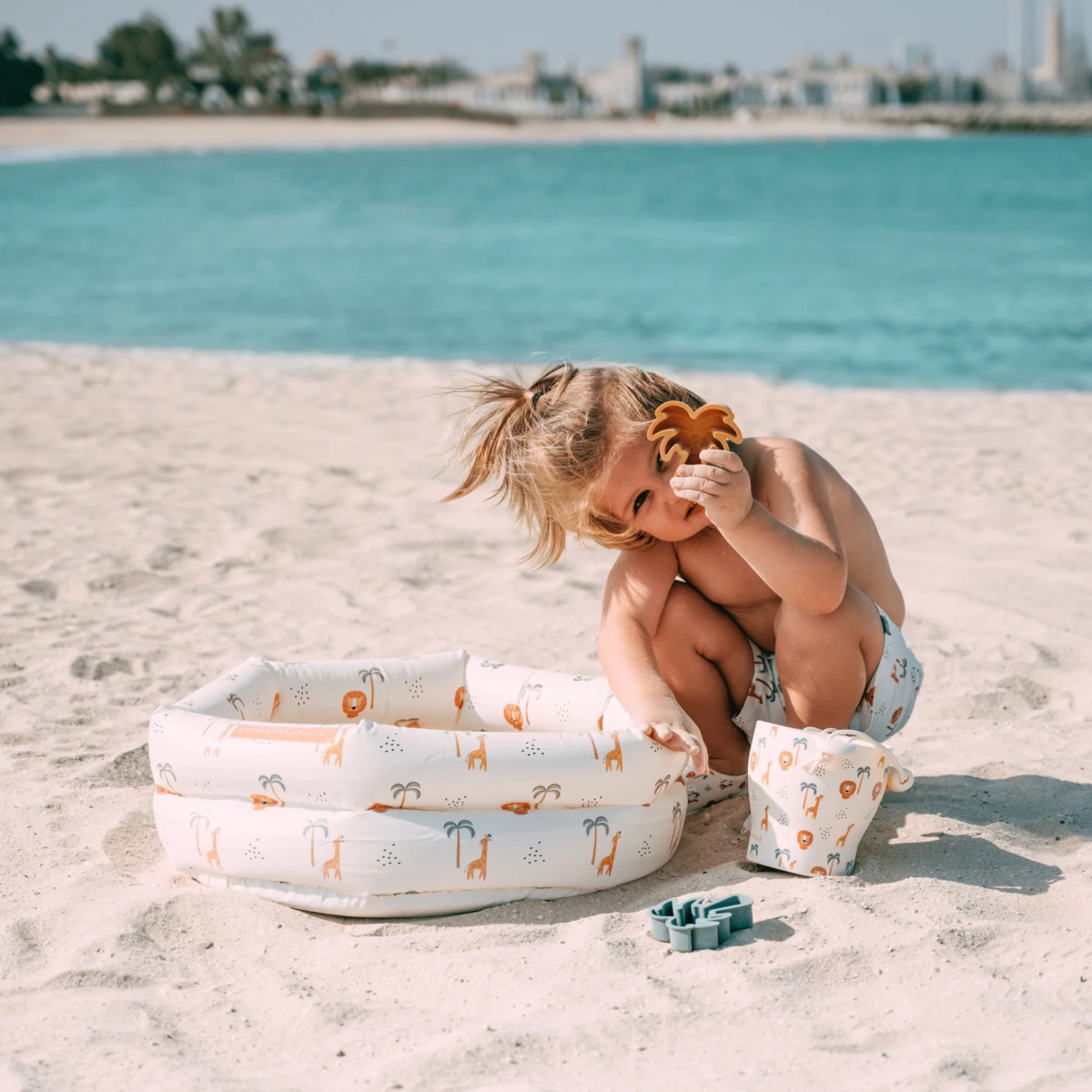 2023SE919 (10) The Swim Essentials: basenik dla dzieci 60cm Jungle - obrazek 2