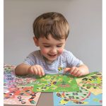 CREA LIGN: Zestaw z naklejkami wielokrotnego użytku "W mojej sawannie" - obrazek 2