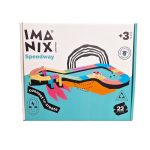 Imanix: klocki magnetyczne zestaw SPEEDWAY 22 el.