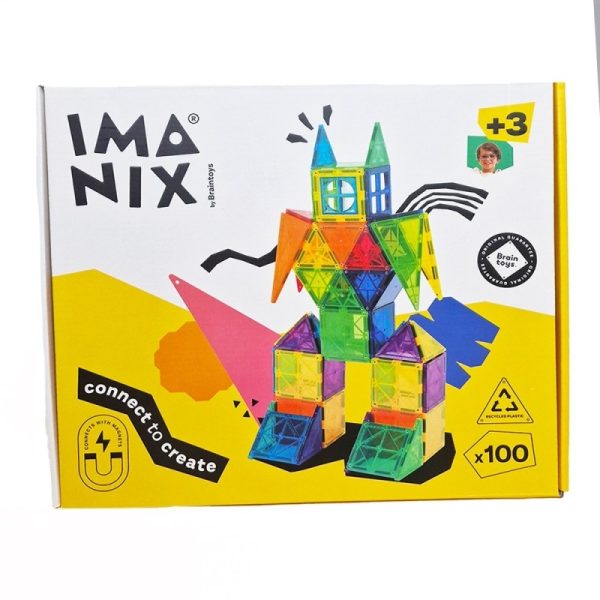 Imanix: klocki magnetyczne zestaw CLASSIC 100 el.
