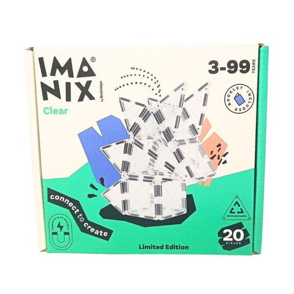 Imanix: klocki magnetyczne CLEAR 20 el.