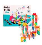 Imanix: klocki magnetyczne zestaw SLIDE / kulodrom 134 el. - obrazek 4