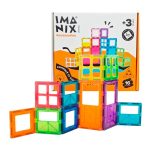 Imanix: klocki magnetyczne zestaw DOORS & WINDOWS 16 el. - obrazek 3