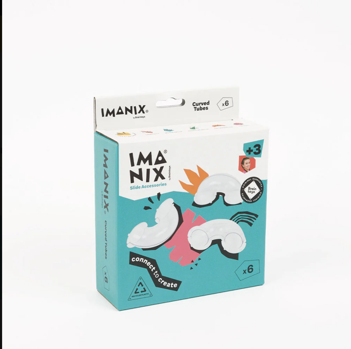 Imanix: zestaw SLIDE - 6 przezroczystych zakrętów - obrazek 3