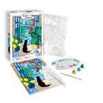 SentoSphere: PALETA ARTYSTY - KOT W OKNIE / malowanie po numerach