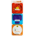 Fat Brain Toy: PlayTab Sensoryczne Kwadraty. Zestaw 3 ze Zgarniaczem Kulek.