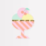 Meri Meri: Ice Cream Party - serwetki deser lodowy 16 szt.