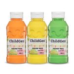 ChildGen, Łatwo zmywalne farby do malowania palcami, PASTELOWE, 3x 350ml