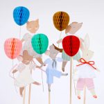 Meri Meri: Animal Friends - Ozdobne toppery na tort 5 el. - obrazek 2