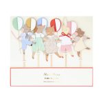 Meri Meri: Animal Friends - Ozdobne toppery na tort 5 el.