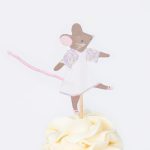 Meri Meri: Animal Friends - Zestaw ozdób do babeczek i ciast - obrazek 4