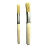 ChildGen: Drewniane, naturalne pędzle dla dzieci, zestaw 2 sztuk