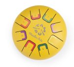 Moulin Roty: Bębenek językowy żółty LES POPIPOP - obrazek 3