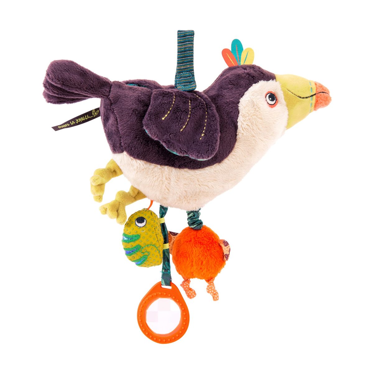 Moulin Roty: Maskotka aktywizująca tukan PAKOU / Dans La Jungle - obrazek 3