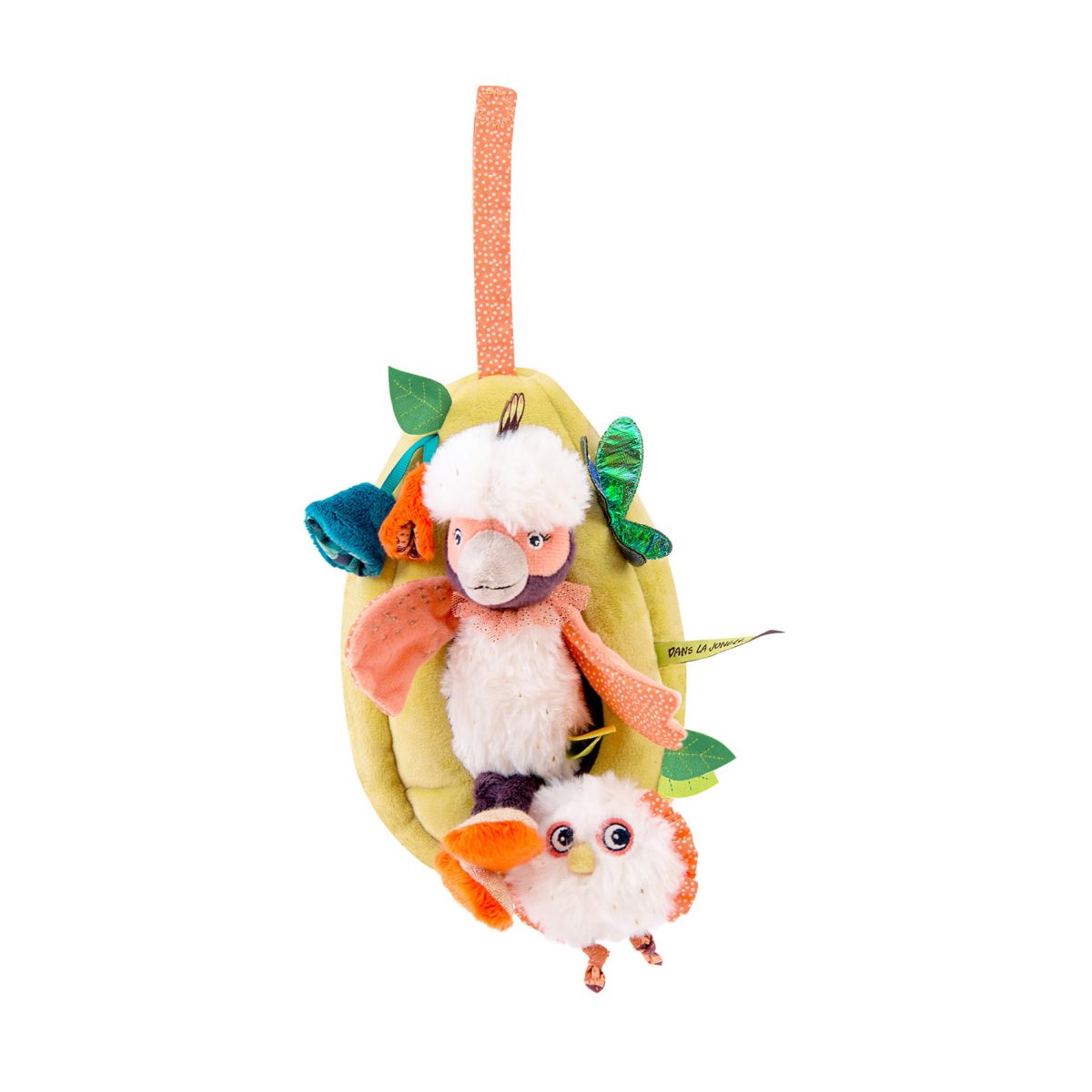 668080_1 Moulin Roty: Maskotka aktywizująca PTASIE GNIAZDO / Dans La Jungle - obrazek 2