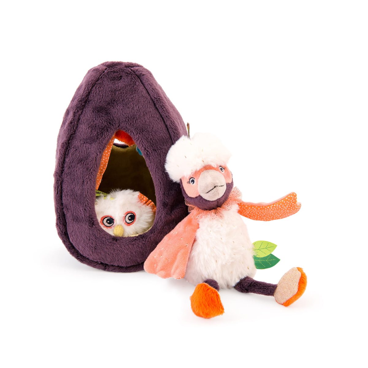 668080_4 Moulin Roty: Maskotka aktywizująca PTASIE GNIAZDO / Dans La Jungle - obrazek 5