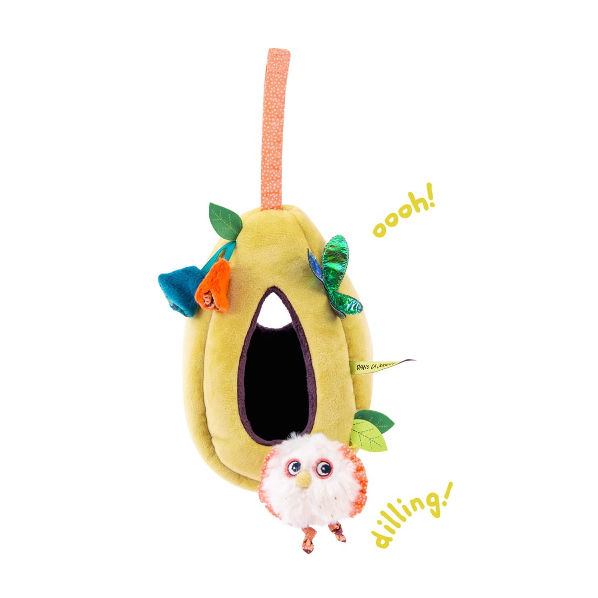668080_6 Moulin Roty: Maskotka aktywizująca PTASIE GNIAZDO / Dans La Jungle - obrazek 4