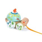 Moulin Roty: Drewniany żółwik do ciągnięcia / Dans La Jungle