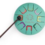 Moulin Roty: Bębenek językowy zielony DANS LA JUNGLE