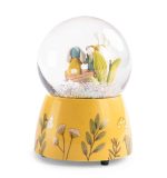 Moulin Roty: Kula śnieżna z pozytywką 10,5x15 cm / Trzy Małe Króliczki - obrazek 2