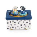 Moulin Roty: Pozytywka drewniana PUCE & PILOU