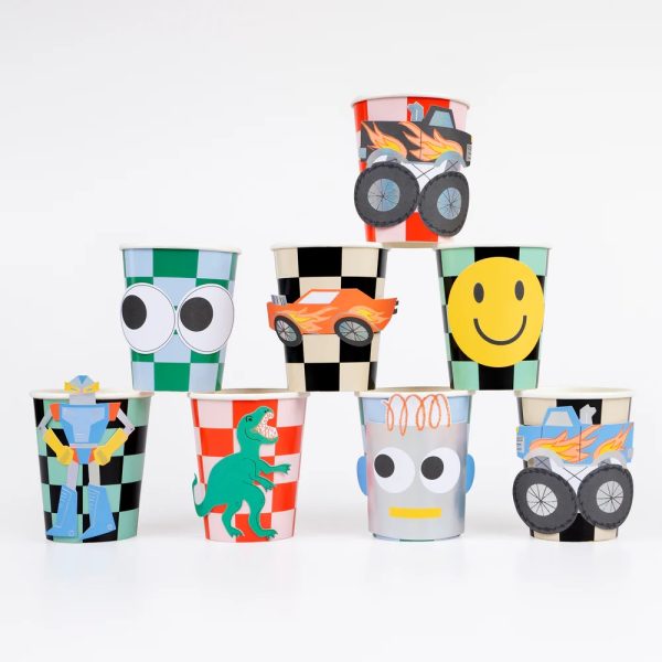 Meri Meri: Toybox ICONS - kubeczki 8 szt.