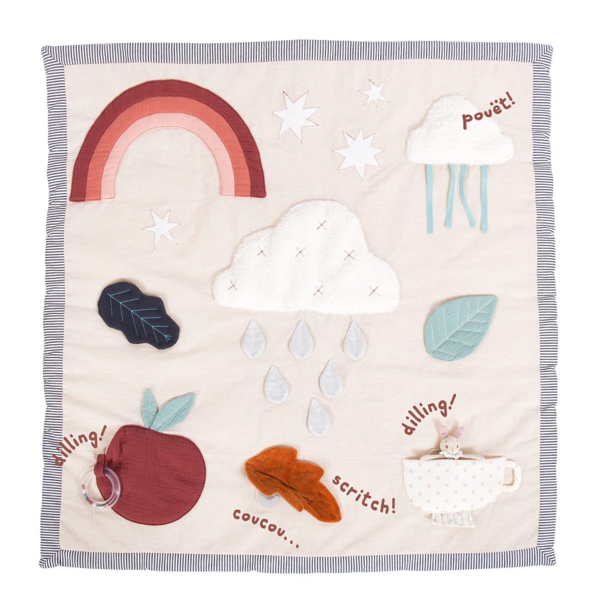 715076_1 MOULIN ROTY: Mata aktywizująca 140x140cm APRES LA PLUIE - obrazek 2