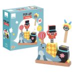 VILAC: Gra Drewniany pop-up, Cyrk, Michelle Carlslund