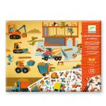 Djeco: Zestaw kalkomanii - POJAZDY 5+