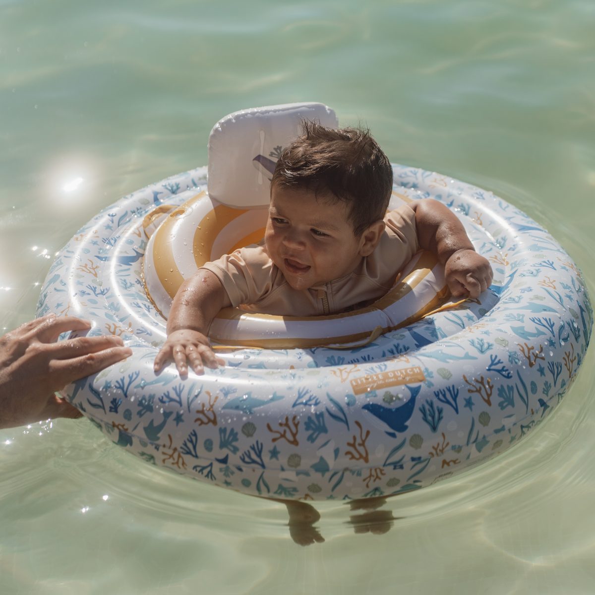 9846_2012847-Babyfloat-OceanDreamsBlue5_4000x6000 Little Dutch: kółko treningowe dla dzieci Blue Ocean Dreams - obrazek 2