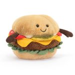 JellyCat: Wesoły Burger 11 cm