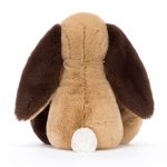 JellyCat: Króliczek Patchwork Brązowy 31 cm - obrazek 4