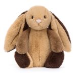 JellyCat: Króliczek Patchwork Brązowy 31 cm - obrazek 3