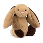 JellyCat: Króliczek Patchwork Brązowy 31 cm