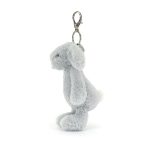 Jellycat: Breloczek Króliczek Srebrny 18 cm - obrazek 3