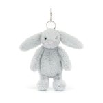 Jellycat: Breloczek Króliczek Srebrny 18 cm