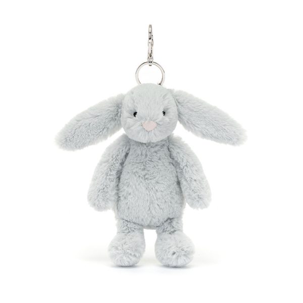 Jellycat: Breloczek Króliczek Srebrny 18 cm