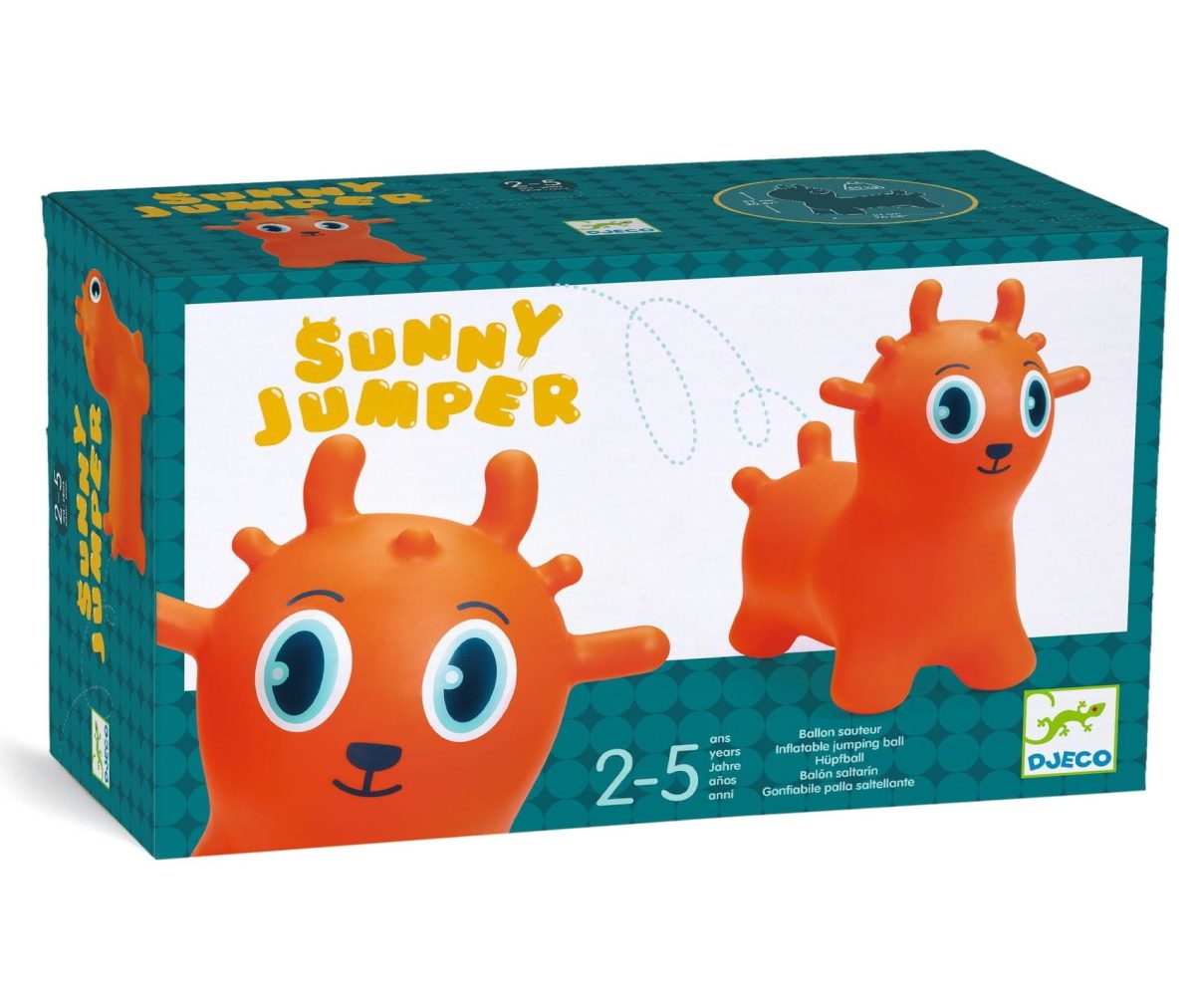 DJECO: Stworek do skakania - skoczek - SUNNY JUMPER 2+ - obrazek 1