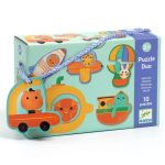 Djeco: Puzzle duo / dwuelementowe POJAZDY 2+