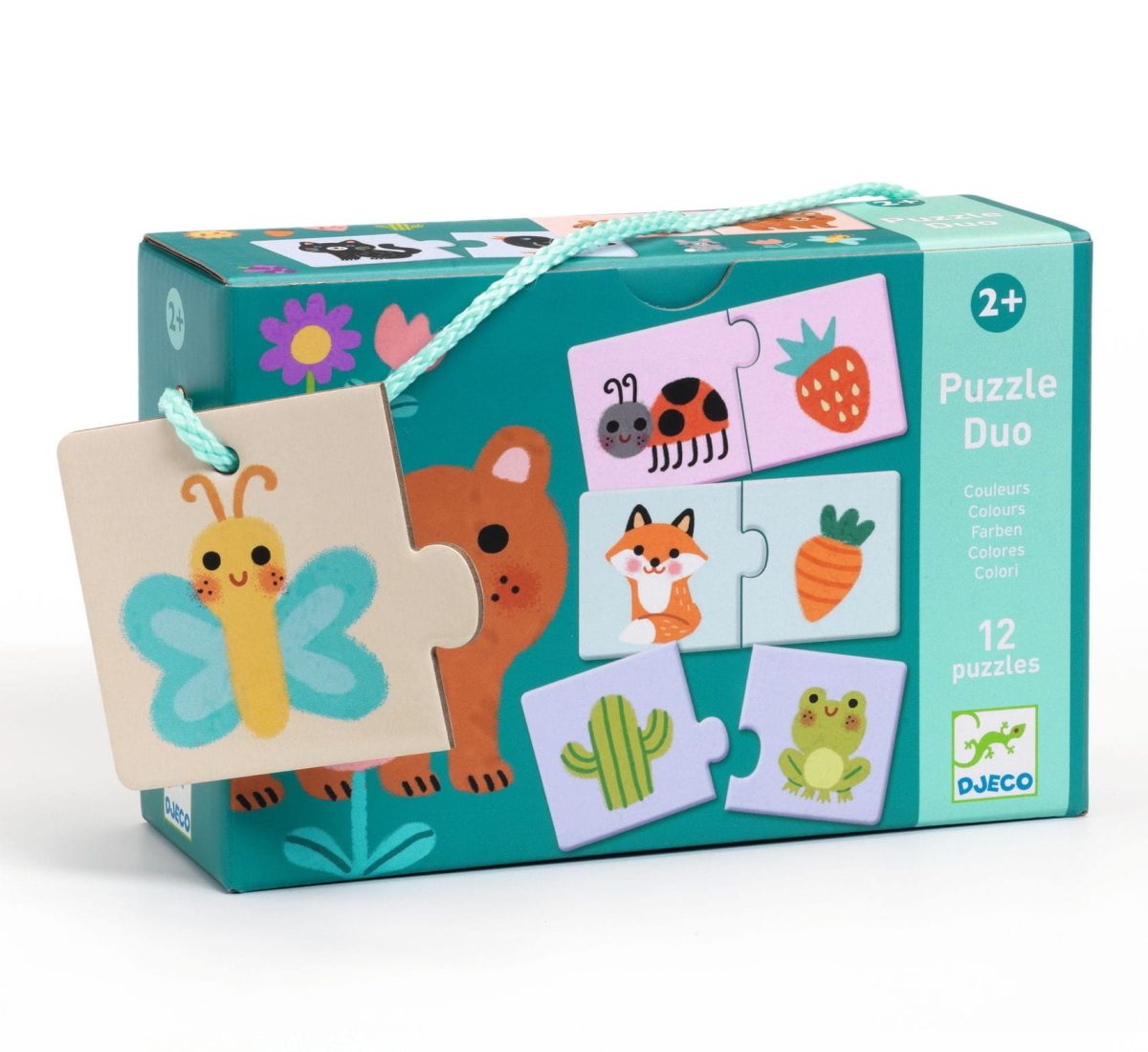 Djeco: Puzzle duo KOLORY 2+ - obrazek 1
