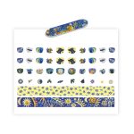 Djeco: wodoodporne Naklejki na paznokcie - KSIĘŻYCOWY BŁYSK 4+, pilniczki - obrazek 2