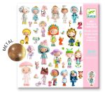 Djeco: Naklejki ŚWIAT TINYLY 160 szt.