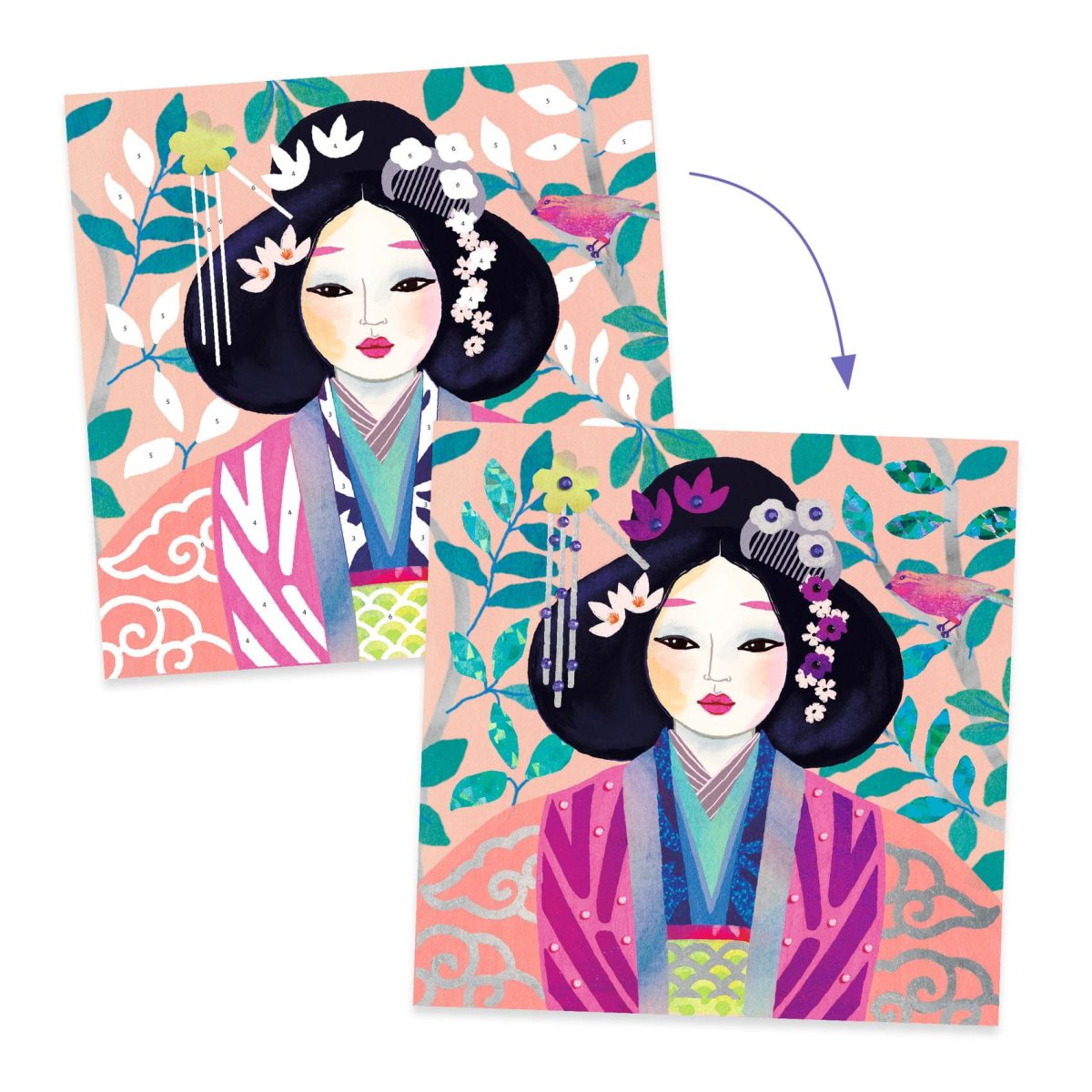 Djeco: Zestaw z folią transferową BIŻUTERIA 5+ - obrazek 4