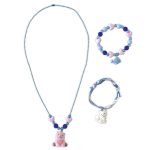 Janod: zestaw kreatywny do tworzenia biżuterii z zawieszkami Małe Zwierzątka 6+ - obrazek 3