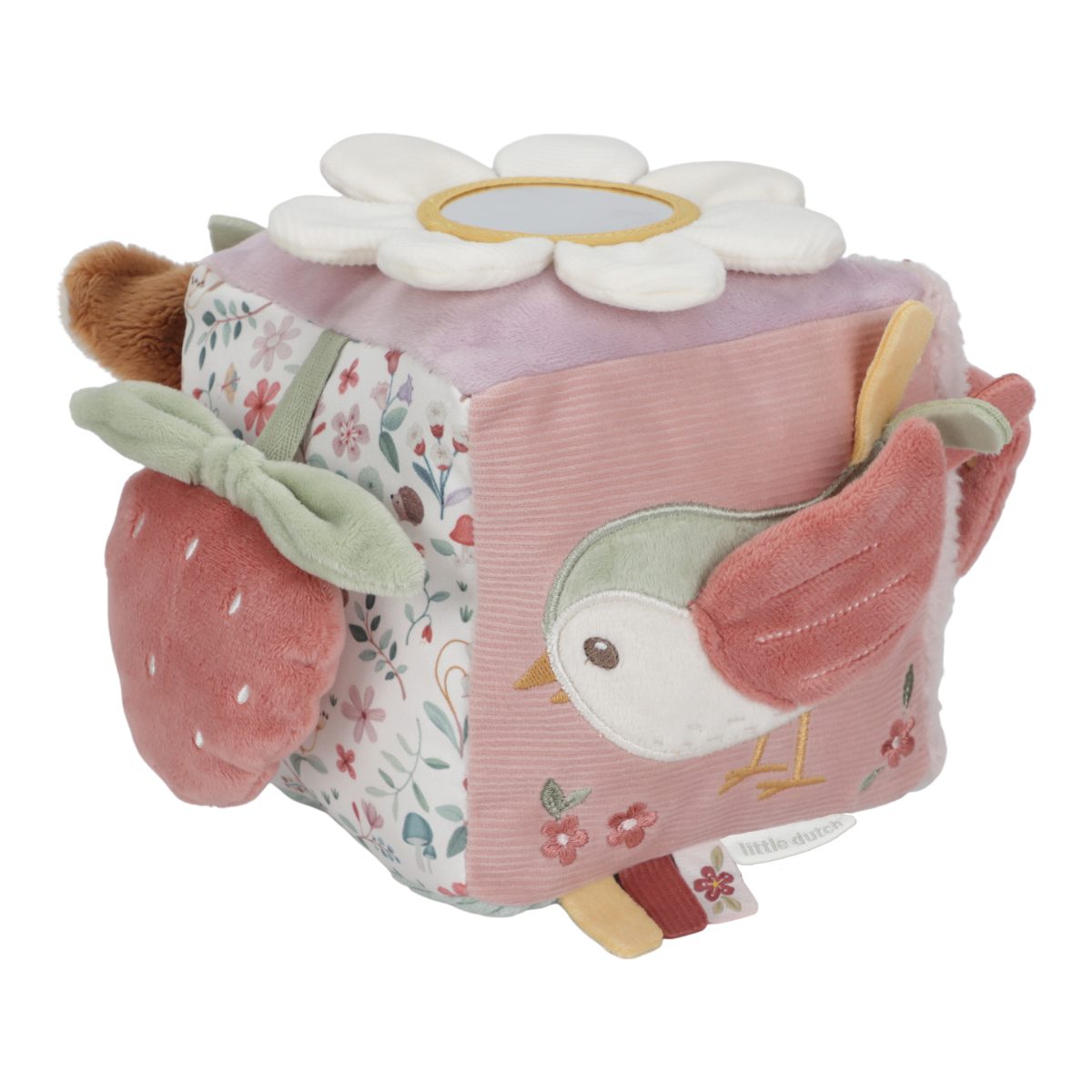 LD9009 - Product - Soft activity cube - Fairy Garden (1) Little Dutch: miękka kostka aktywizująca Fairy Garden - obrazek 2