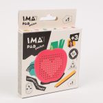 Imanix: tablica magnetyczna POCKET RED APPLE