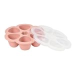 BEABA: silikonowy pojemnik do mrożenia duży 6 x 150 ml Old Pink
