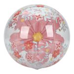 Little Dutch: piłka plażowa 3D Pink Flowers